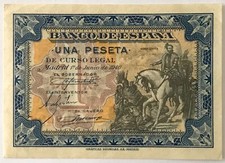 1 PESETA 01.06.1940 HERNAN TAGLIO BANCO DE ESPANA BANCONOTA SPAGNA