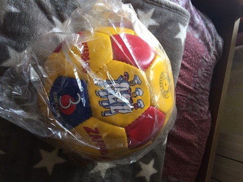 Pallone calcio cuoio tre - pallone, da