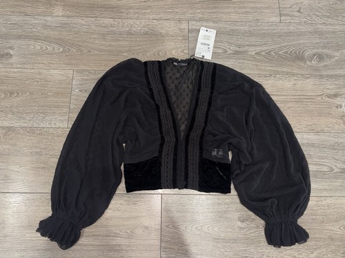 Blusa zara nera - zara, pois