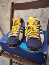 Adidas Superstar Los Angeles Lakers Uomo Vintage MBA TG 42.5