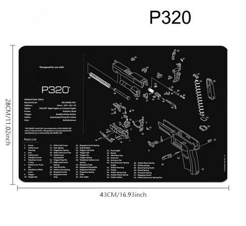Tappetino p320 per pulizia - tappetino,