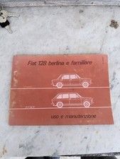 Manuale libretto uso e manutenzione Fiat 128 berlina e familiare