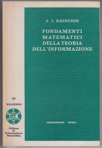 Khinchin fondamenti - khinchin,,
