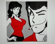 Quadro moderno dipinto mano - a,