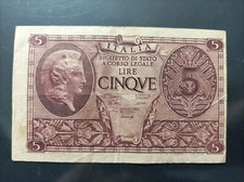 5 Lire Errore Di Taglio Lato
