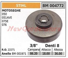 Pignone campana frizione