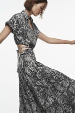 ZARA Camicia Rustica Abito