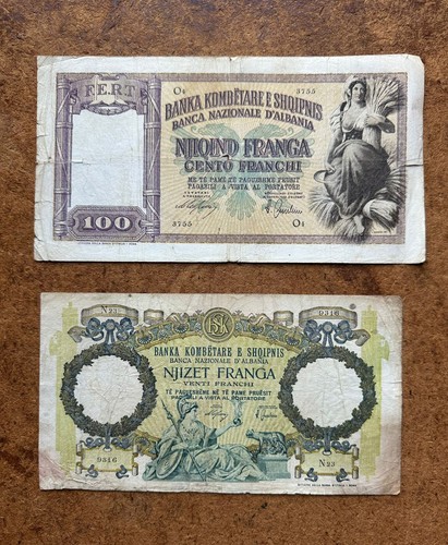 Lotto banconote 100 - e, 20