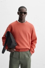 Zara CottonBlend Sweater Men's