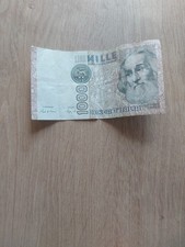 banconota mille lire 1000 lire