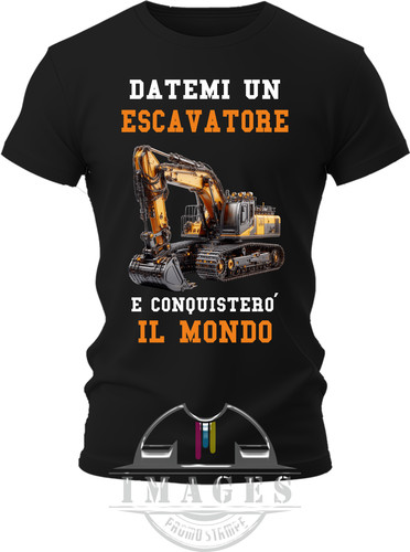 Shirt escavatore - t-shirt,