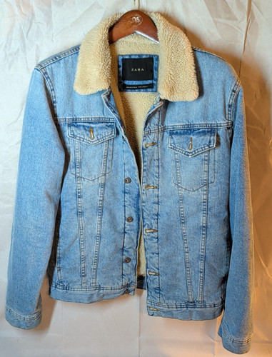 Giacca denim foderata - , sherpa