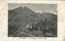 1910 RECOARO Villa Lonigo e Monte Spitz Panorama Vicenza Cartolina