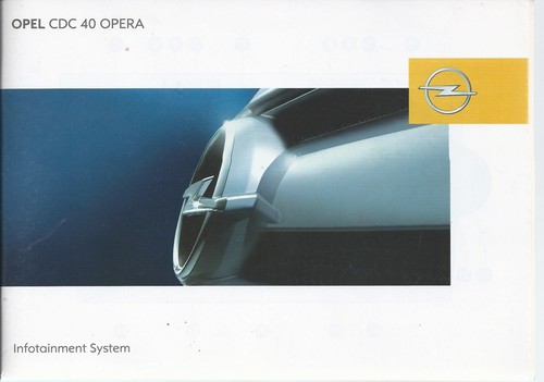 Opel cdc opera infotainment - cdc,