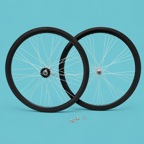 Coppia ruote fixed single - ruote,
