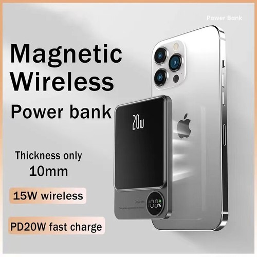 Mini power bank wireless - bank,