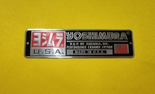 ADESIVO SCARICO YOSHIMURA ALLUMINIO 3D RESISTENTE AL CALORE 200° AFTERMARKET