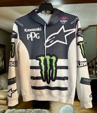 Felpa con cappuccio Motocross