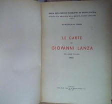 LE CARTE DI GIOVANNI DI LANZA