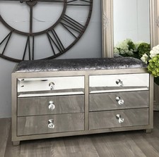 Cassettiera veneziana specchiata cassettiera sala credenza mobile contenitore antico