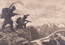 CARTOLINA DI MILITARE ,ALPINI