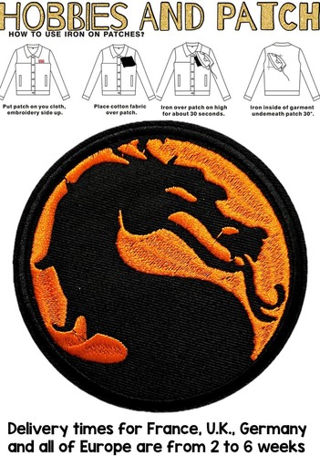 Patch mortal kombat dragon - mortal,
