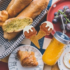  2 pezzi finte gelato cono artificiale Modello di gelato dessert proponente per