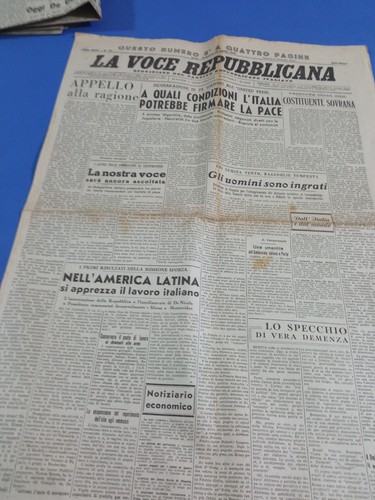 Voce repubblicana 1946 - la,
