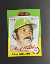 2024 Topps Heritage Billy Williams Real One inchiostro rosso automatico /75 HOF