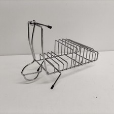 Porta Cd 12 POSTI IN ACCIAIO CROMATO A FORMA DI VESPA LAMBRETTA  Vintage ANNI 90