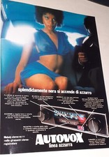 Pubblicità Autovox linea azzurra (1974)