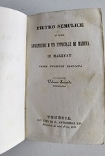1842 - PIETRO SEMPLICE OVVERO AVVENTURE D'UN UFFICIALE DI MARINA DI MARRYAT