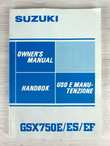Suzuki gsx 750 libretto - suzuki,