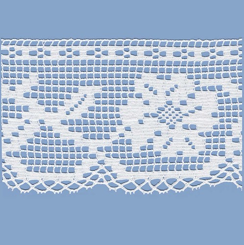 Merletto cotone 169 bianco - merletto,