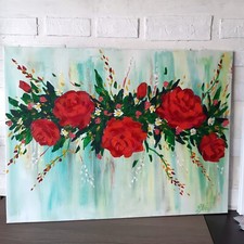 Rose quadro fiori arte