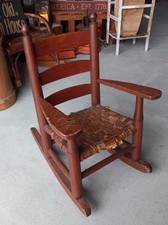 Antica sedia dondolo con - sedia, a