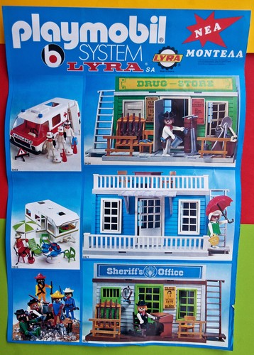 Playmobil system poster circa - system,