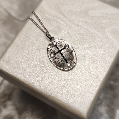 Collana croce templare uomo - collana,