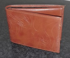 Portafoglio Uomo In Pelle Di Vitello Color Marrone Cuoio