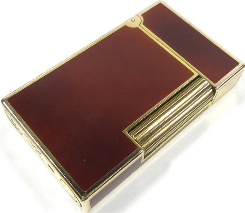 Dupont gas lighter brown - s.t.dupont,