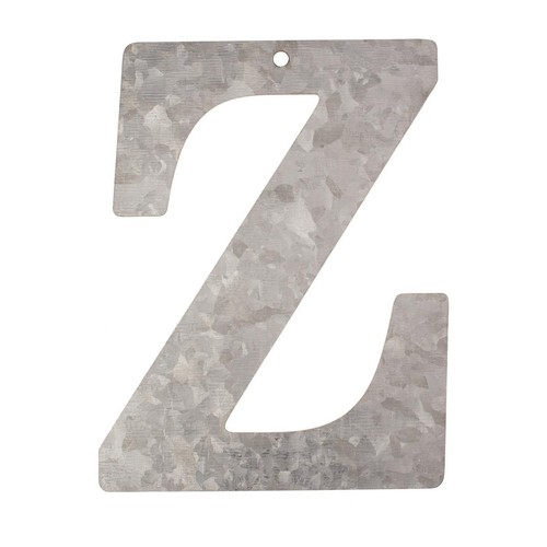 Metallo lettera zincato - metallo,