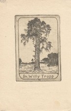 Exlibris Bookplate Radierung