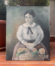 Dipinto Olio su Tela Novecento