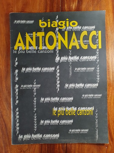 Spartito biagio antonacci - spartito,