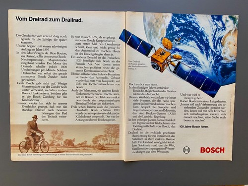 100 anni bosch dal - 100, triciclo