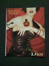 DIOR HYPNOTIC POISON RITAGLIO CLIPPING PUBBLICITA ADVERTISING x10