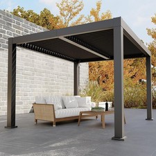 10x12ft All-Aluminum Louvered