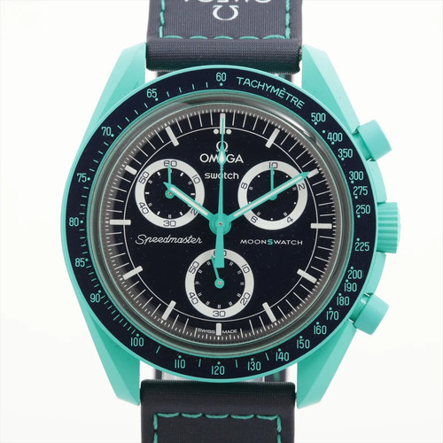 Omega swatch speedmaster - x,