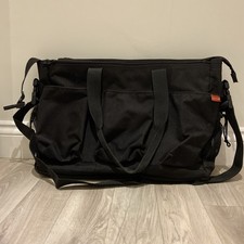 Skip Hop Duo Borsa Fasciatoio Grande per Bambini Borsa da Notte, Molte Tasche Nero (11.1)