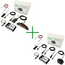 Proxel Kit Sensori Parcheggio Ant. e Post. Invisibili Zero Fori Display Wireless